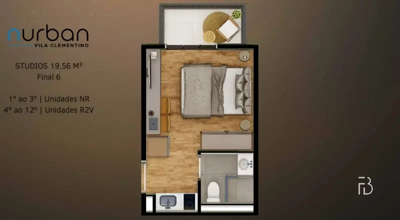 Planta 75 m²