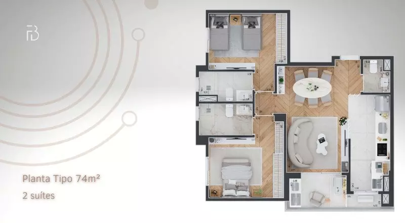 Planta 29 m²